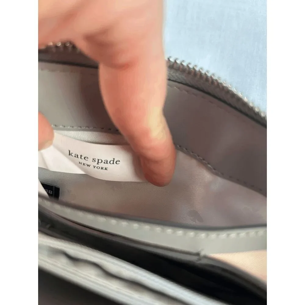 Kate Spade Gray Zipper Wallet